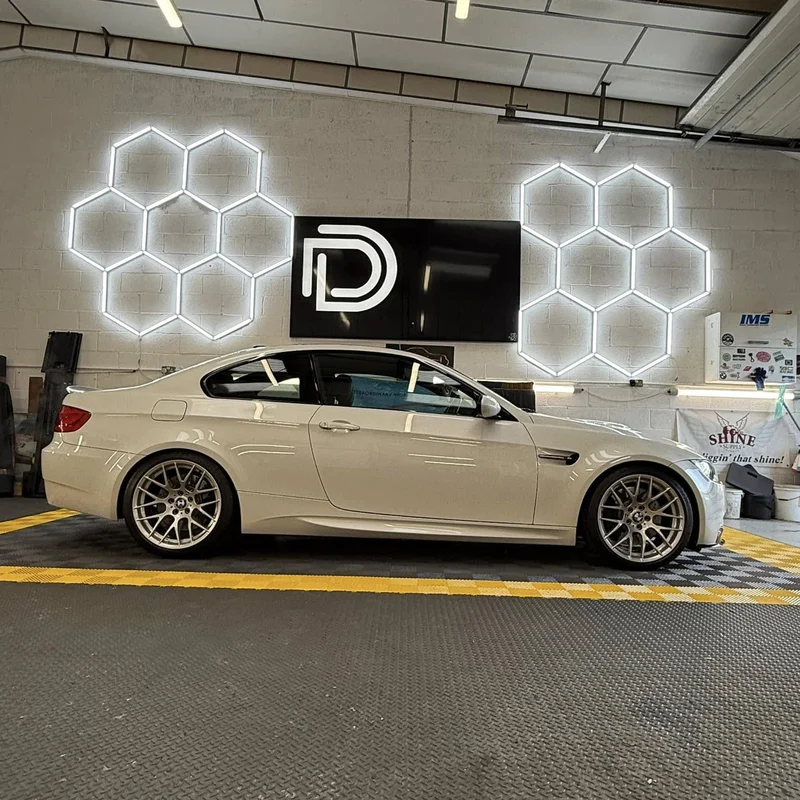 BMW M3 E92 Mineral White paint correction by Detailed by Dale